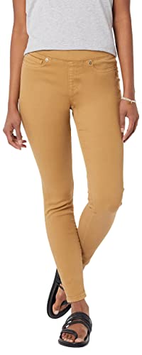 Image of Amazon Essentials Women's Pull-on Denim Jegging Pants, -Dark Camel, 16 Long