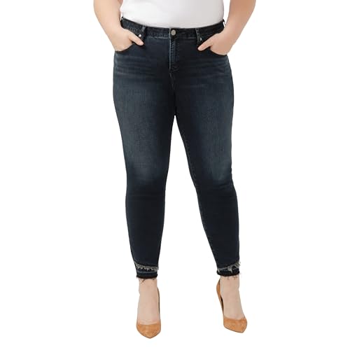 JAG Jeans Women's Plus Size Cecilia Mid Rise Skinny Jeans-Legacy