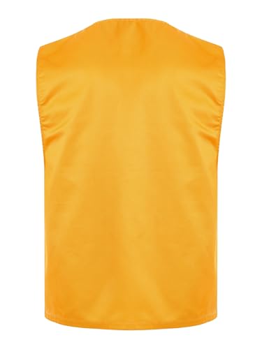 Unisex Kids Girls Boys Volunteer Vest V Neck Waistcoat Team Activities Unform with Pockets for Social Service2