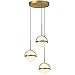 Alora Lighting MP301003BG Globo - 32W LED Pendant-12.88 Inches Tall and 16.25 Inches Wide, Finish Color: Brushed Gold