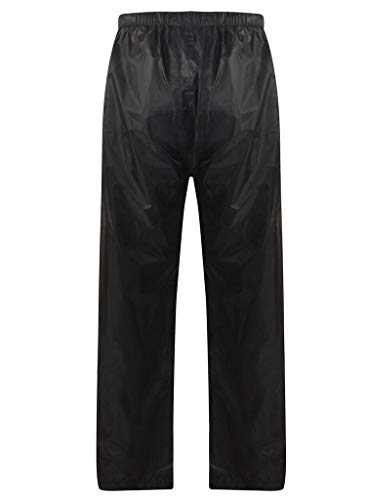 MBSmoto MR32 - Pantalones impermeables para motocicleta, color negro