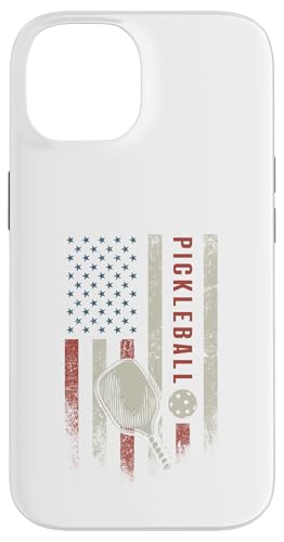 Vintage American US Flag Pickleball Paddle �X�}�z�P�[�X iPhone 14 �p