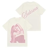 NEIMALDER Sabrina Carpenter Espresso Photo Tee Crewneck Short Sleeve T-Shirt Men Women Streetwear Fashion Clothes (Beige,Large)