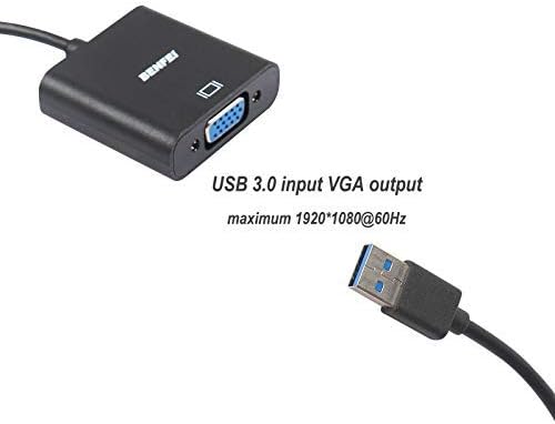 BENFEI USB 3.0 to VGA Adapter, USB 3.0 to VGA Male to Female Adapter