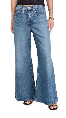 FRAME Women's Pixie Easy Wide Flare Jeans