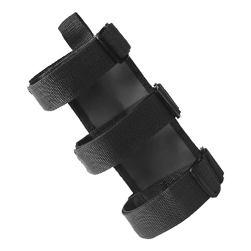 Tofficu 車用消火器固定バンド 耐摩耗性消火器ホルダー 強力フック ループ式 簡単取り付け 安定性抜群 多車種対応