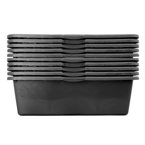 5 Stück ViD® Betonkübel/Mörtelkübel 40 Liter | 70 x 40 x 22 cm | Zementwanne/Betoneimer/Maurerwanne