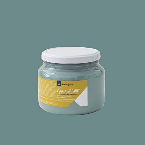 La Pajarita 131791 Tinta para Decoração e Bricolage, Eggshell, 1, Verde (Eucalyptus), 500 ml