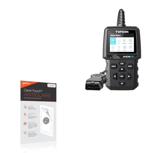 BoxWave Screen Protector Compatible with Topdon Artilink 500 (2.8 in) - ClearTouch Anti-Glare (2-Pack), Anti-Fingerprint Matte Film Skin