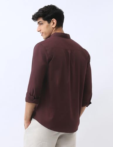Image of Urbano Fashion Men's Cotton Full Sleeve Regular Fit Casual Solid Shirt