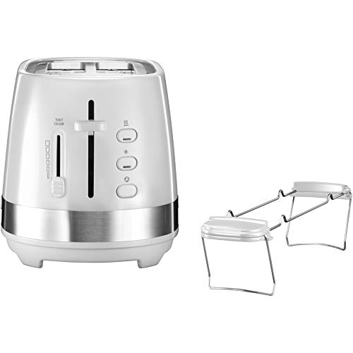 De'Longhi CTLA2103.W Doppelschlitz-Toaster für 2 Scheiben, 800 W, weiß – Bild 3
