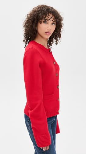 Good American Women's Button Front Knit Cardigan4