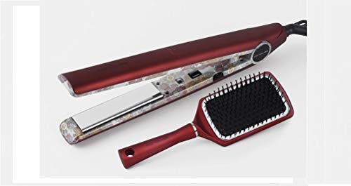 Corioliss C1 Ethnic - Juego para estilar cabello, alisador de pelo y cepillo, para regalo, color rojo metálico