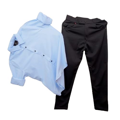 Men's Cotton Solid Full Sleeves Regular Fit Shirt and Pant