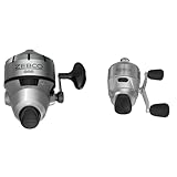Zebco 888 Size 80 Spincast Reel and Zebco 33 Platinum Size 30 Spincast Reel Bundle