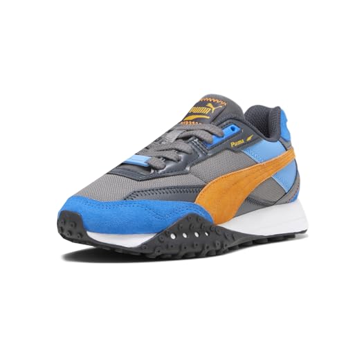 PUMA Kids Boys Blktop Rider BTS Lace Up Sneakers Shoes Casual - Blue, Grey - Size 6.5 M2