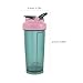 Imagen de DECORNIJIA Vaso Mezclador de Proteínas Verde a Prueba de Fugas Botella Deportiva para Batidos y Smoothies 600 Ml Adecuado para Entrenamiento y Gimnasio