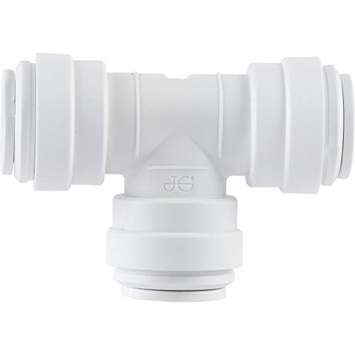 John Guest Speedfit 1/4 Inch Union Tee Connector, Push To Connect Plastic Plumbing Fitting, Pp0208Wp #TOP1