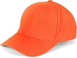 styleBREAKER Czapka z daszkiem unisex,szczotkowana bawełna, Orange