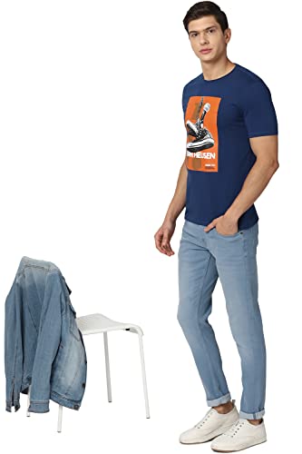 Image of Van Heusen Men's Cotton Slim Fit T-Shirt