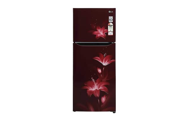 260 litres 2 Star Double Door Refrigerator (Ruby Glow GL-N292BRGY)