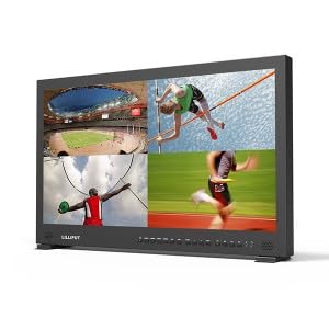 Image of LILLIPUT BM280-4KS Broadcast Director Monitor 28 inch 3840x2160 Ultra HD Carry-on /Desktop 4K with HDR, 3D-LUT, Color Space (BM280-4KS-VBP with V Mount Plate)