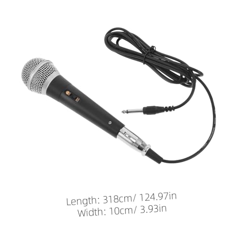 Microphone filaire cardioïde noir pour vos soirées karaoké