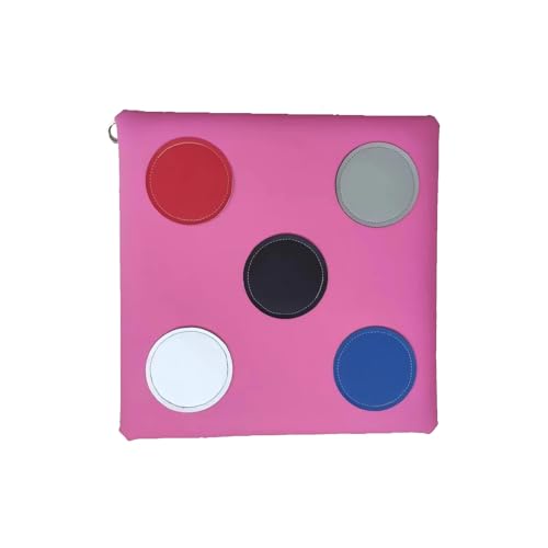 KXJPIZIYB Microfiber Leather Fencing Target Fencing Equipment Wall-Mounted Training Target for Saber Foil and Epee Fencer Daily Training Fencing Gear(Pink)