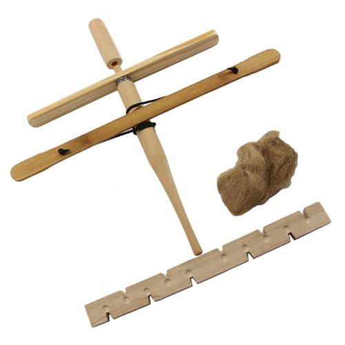 BCOATH 1set Portable Fire Starter Tool for Camping Durable Drill Fire Wood Lightweight Design for Outdoor Adventures for Training Easy to Use Carry