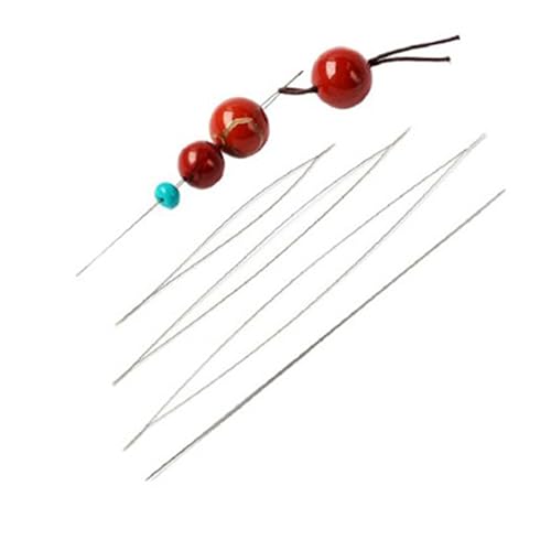 OSALADI 18Pcs Beading Needles Set with Storage Bottle Eye Threaders for DIY Jewelry Making Includes for Crafts and Sewing Projects