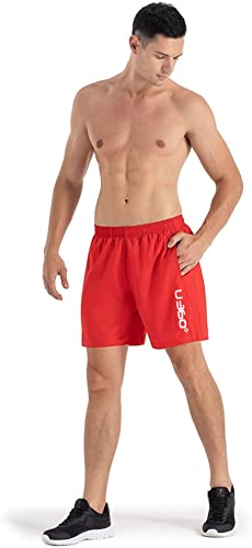 Image of Men's Workout Running Shorts Quick Dry Lightweight Gym Shorts with Zip Pockets S5Shorts