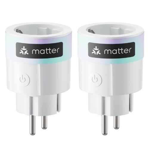 SwitchBot Smart WLAN Steckdose, WiFi Steckdose mit Strommessung, 2er Pack – Ansicht 1