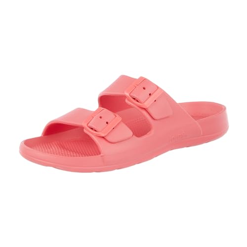 Image of totes Women's Everywear Lightweight Waterproof Adjustable Double Buckle Slide Sandal