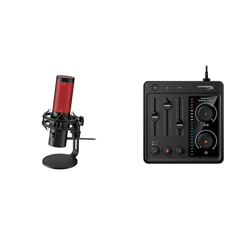 配信機器・PA機器・レコーディング機器 HyperX QuadCast&Smatree Amazon.co.jp: HyperX QuadCast S スタンドアロンマイク RGB