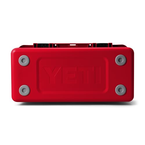 Image of YETI LoadOut 60 GoBox Divided Waterproof Cargo Case, Dry Box, Camera Case, Fishing Tackle Box, Rescue Red