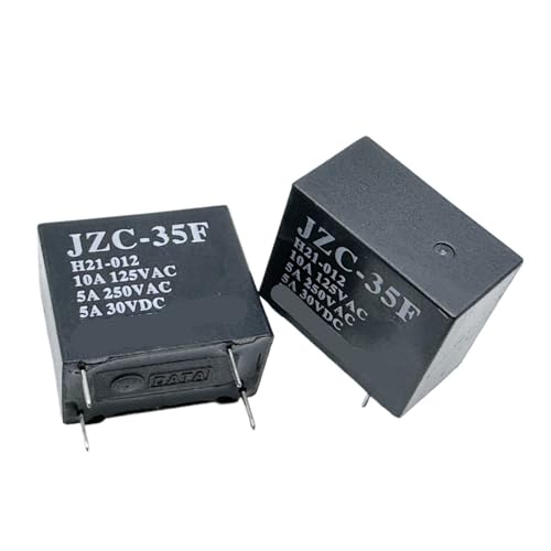 Relais JZC-35F H21-012 12V 5A 4 broches pour circuit imprimé