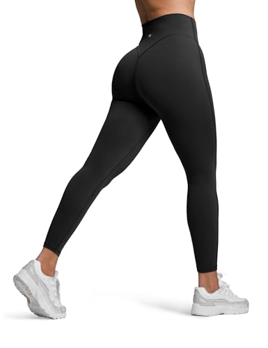 Sogetdo Crossover Butt Lifting Leggings for Women Tummy Control Buttery Soft Workout Gym Yoga Pants2