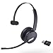 Produktbild Yealink WH64 Hybrid DECT & Bluetooth Kabelloses Headset mit 3 Mikrofon für die Arbeit mit Dongle, 492ft Reichweite, 26H Sprechzeit, Büro tragbare Single On Ear Headsets für Teams PC Laptop IP-Telefon