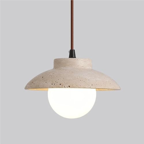Lumière suspendue rétro E27 suspension verre marbre pierre naturelle