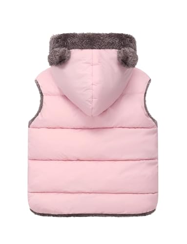 Happy Cherry Kids Winter Vest Boys Puffer Vest with Hood Padded Warm Winter Jacket Lightweight Sleeveless Zipper Up Coat2