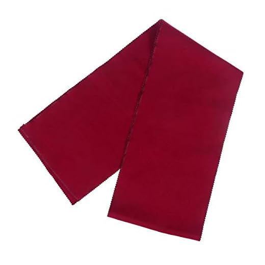 VORCOOL Copritastiera pianoforte panno 128 * 15cm tastiera pianoforte parapolvere (rosso)