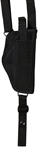 Miniatura 7 de Barsony Funda de hombro vertical con bolsa de mag para pistolas de tamaño completo de 0.354in, 40 y 45