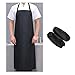 Wodoodporny fartuch Oxford, regulowany fartuch chemiczny, najlepszy do mycia naczyń/gotowania/prac laboratoryjnych/rzeźnika/pielęgnacji psów/czyszczenia ryb, 106 x 70 cm (41,7 x 27,6 cala)