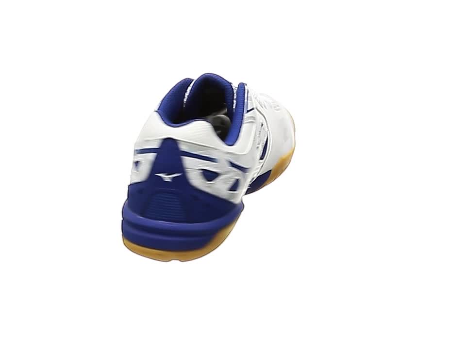 [ミズノ] 卓球シューズ ウエーブカイザーブルク 6 ホワイト×ブルー×シルバー 24 cm 3E Amazon | [ミズノ] 卓球シューズ ウエーブカイザーブルク 6 ホワイト