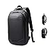 HEROIC KNIGHT Sac à Dos Ordinateur Portable 15.6 Pouces Léger et Extensible Sac à Dos Antivol Imperméable Sac à Dos PC Portable Fonctionnel Sac à Dos Homme elegant pour Loisirs Affaire Scolaire-Noir