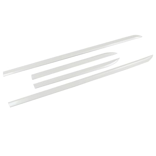 MXtrim for Toyota RAV4 2019 2020 2021 2022 2023 2024 Car Exterior Side Door Body Molding Bump Protector Edge Guards Decor Cover Trim ABS Pearl White 4pcs