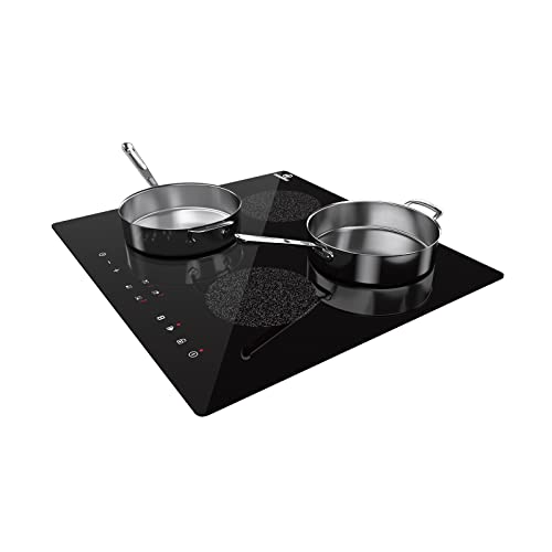 Doumigo 24 Inch Induction Cooktop, 7400W Electric Stove With 4 Power Boost Burners, Built-In Countertop Burners Smooth Vitro Ceramic Glass, 240V #TOP10