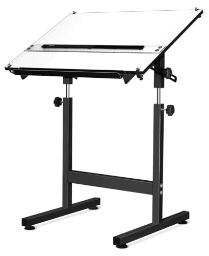 Image of AS Drawing & Drafting Table - Scholar (Without Board) Drafting Table Stand with Adjustable Height and Angles, Ideal for Architects, Engineers, Designers & Artists Students and Professionals.