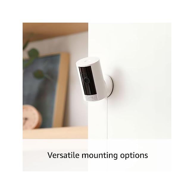 Ring Indoor Cam (2nd Gen) latest generation 2023 1080p HD Video Color Night Vision Two-Way Talk Manual Audio