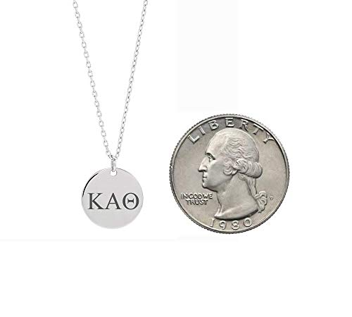 Dainty Kappa Alpha Theta Sorority Jewelry Drop Necklace Sorority Lavalier Necklace2